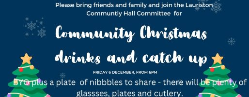 Lauriston Hall’s Community Christmas drinks and catch up